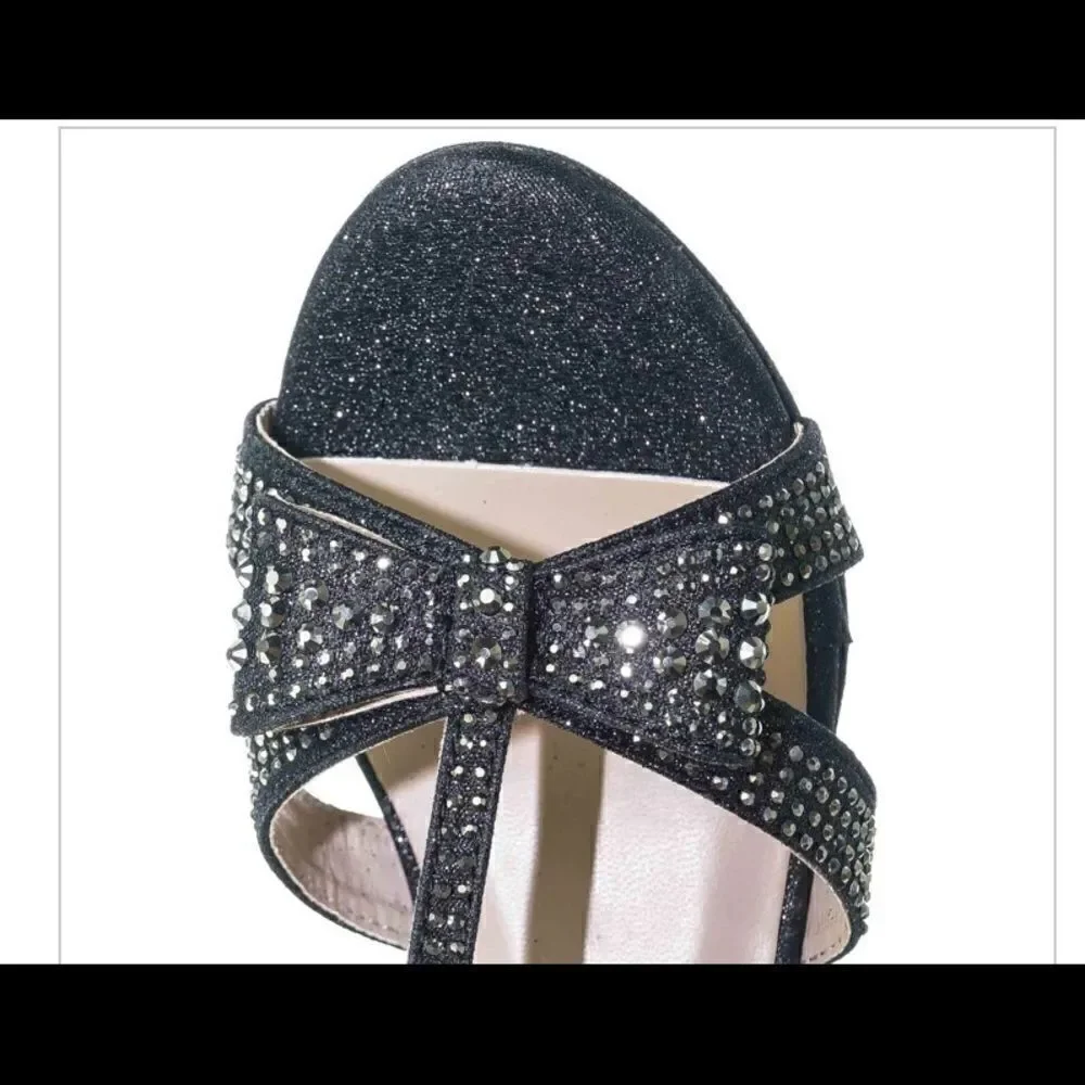 💥Forever Link fantastic Girls Rhinestone Sandals